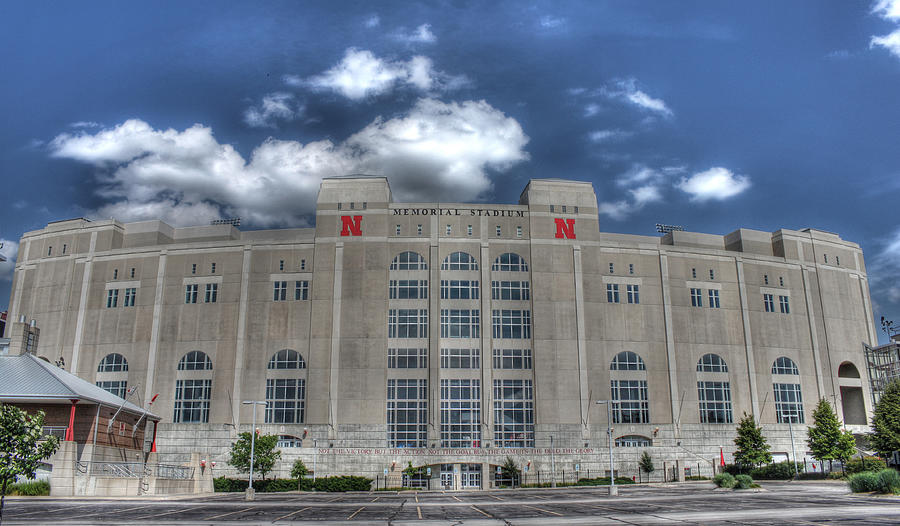 Football Photograph - Home of the Huskers  by J Laughlin