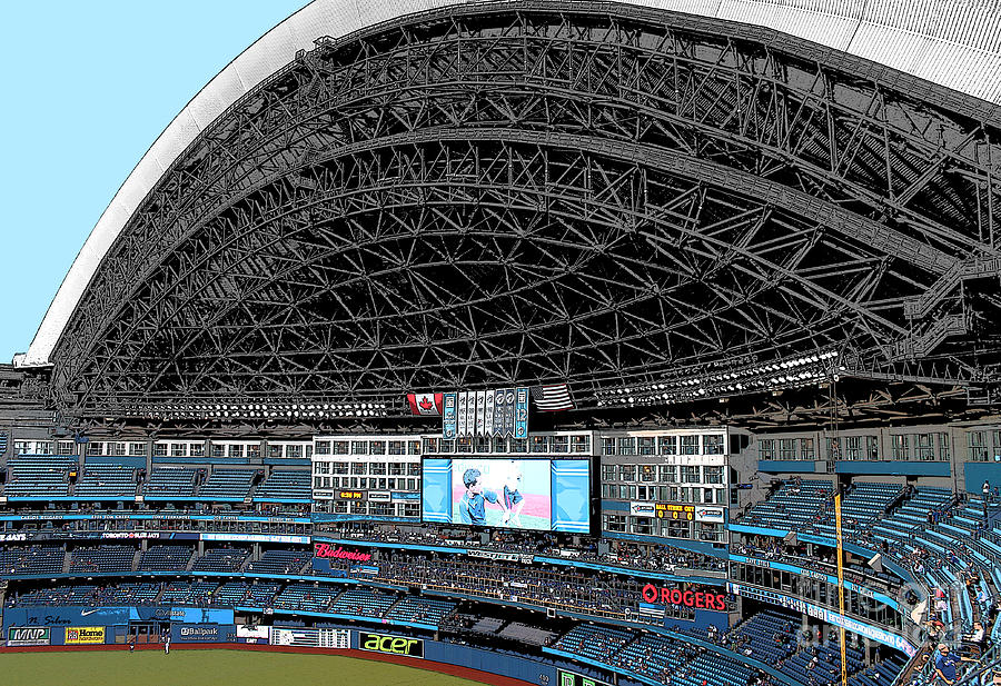Home of the Toronto Blue Jays_ Rogers Centre Photograph by Nina Silver