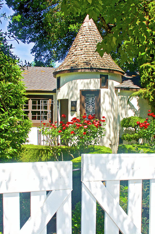 Home on Pope Street in St. Helena in Napa Valley, California  Photograph by Ruth Hager