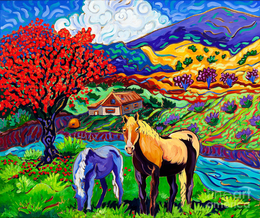 Home on the Range Painting by Cathy Carey