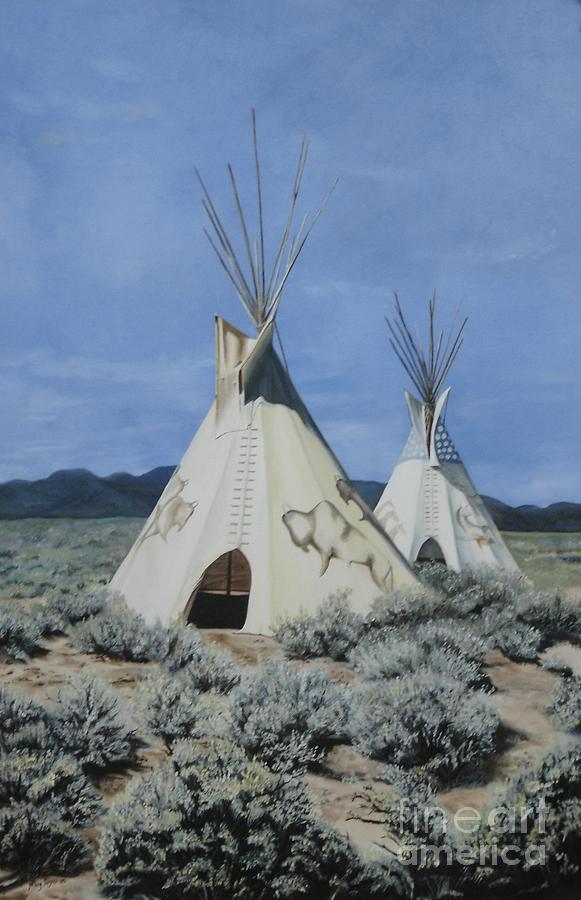 Home on the Range Painting by Mary Rogers