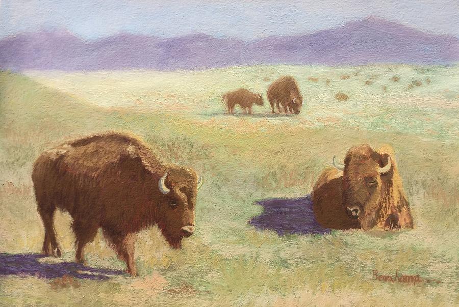 Home on the Range Pastel by Nancy Beauchamp
