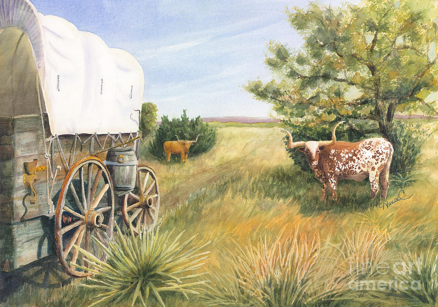 Home on the Range Painting by Nancy Charbeneau