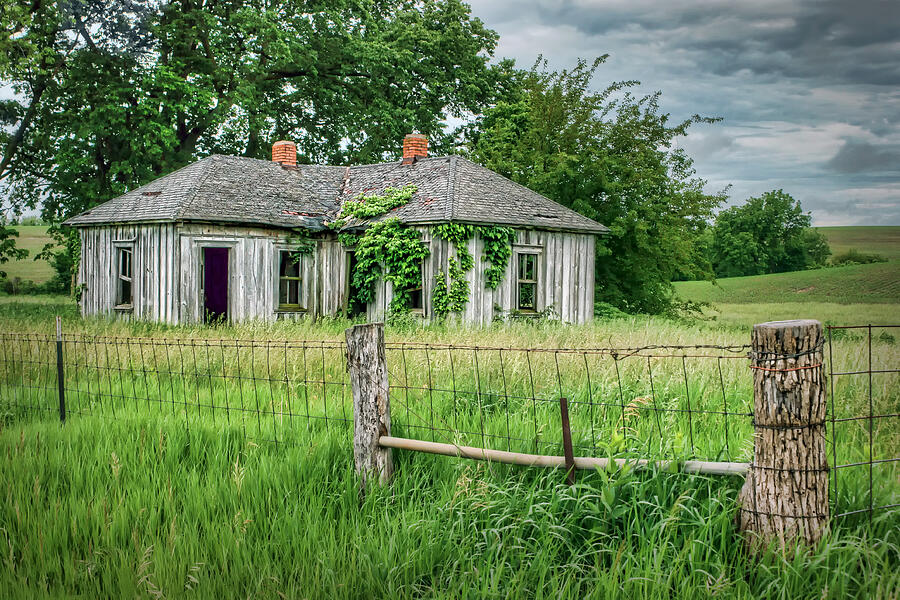 Home Place - Farmhouse - Kansas Photograph by Nikolyn McDonald