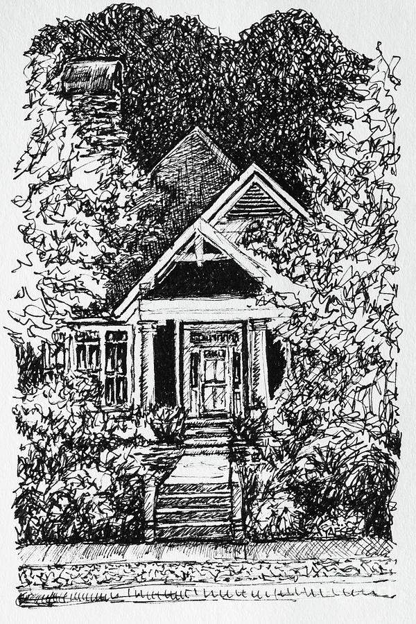 Home Portrait 2069 Drawing by Robert Yaeger