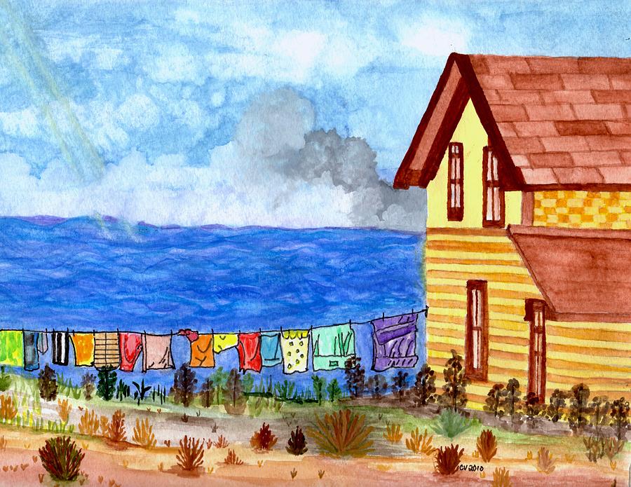Home Sweet Home Painting by Connie Valasco