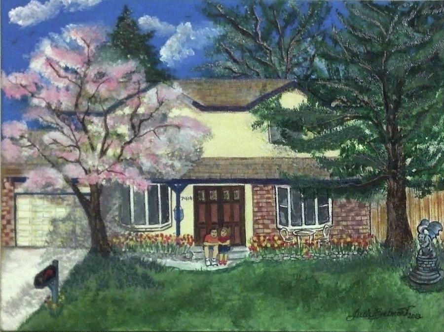 Home Sweet Home Painting by Julie Belmont