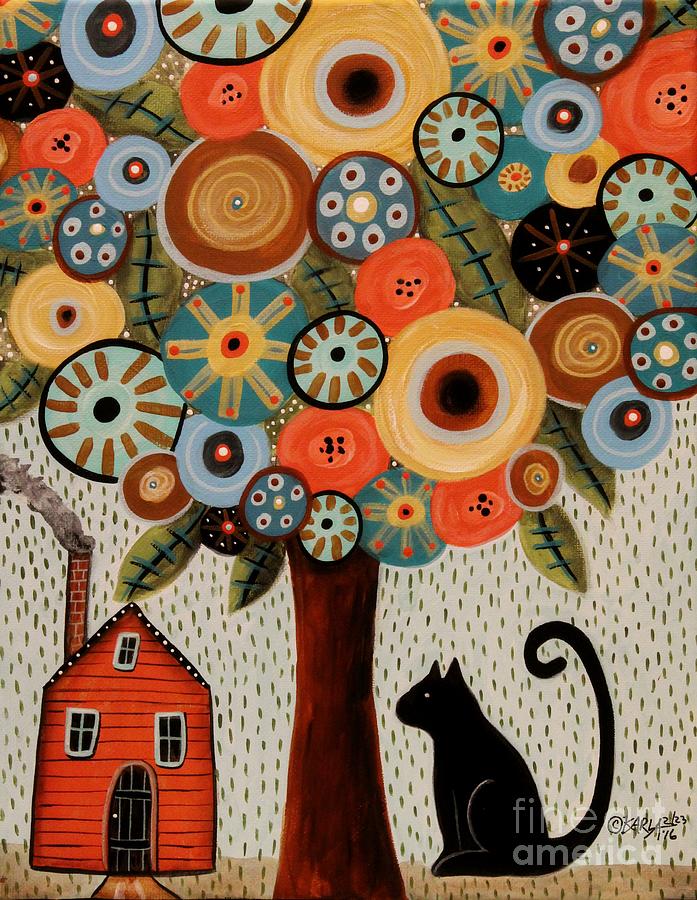 Home Sweet Home Painting by Karla Gerard