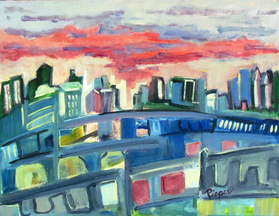 Home to the Softer Side of City Painting by Betty Pieper