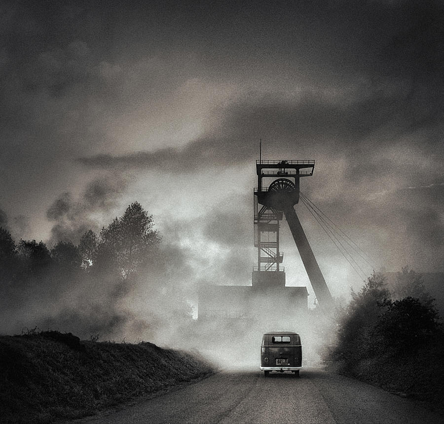 Transportation Photograph - Home Town by Holger Droste