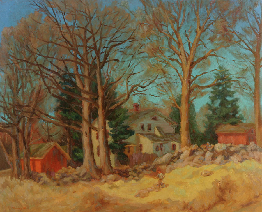 Homecoming Fall Painting by Bruce Zboray