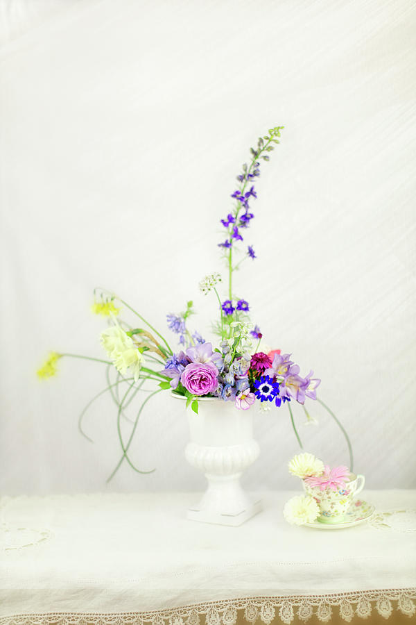Homegrown Floral Bouquet Photograph by Susan Gary