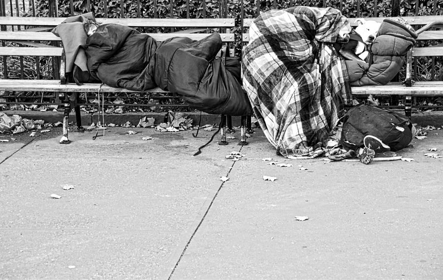 Homeless For The Night Photograph by Alice Gipson