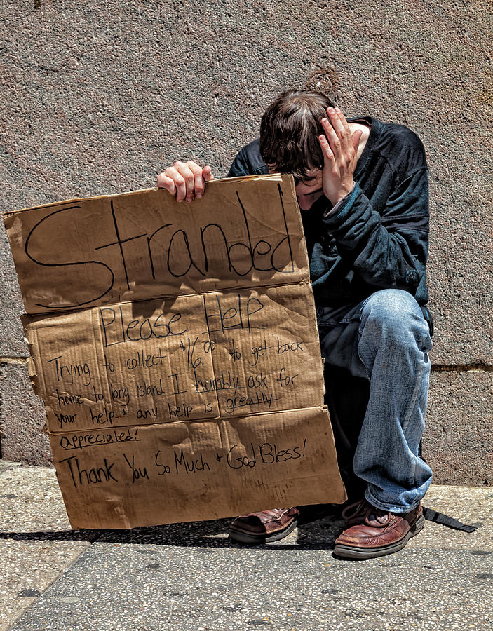 Homeless Midtown East Photograph by Robert Ullmann