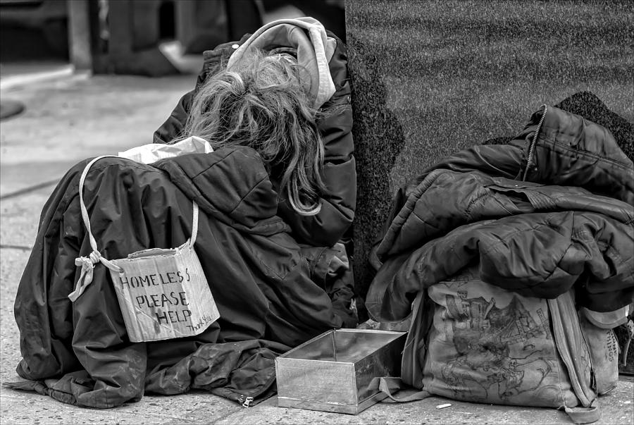 Homeless Midtown NYC Photograph by Robert Ullmann - Fine Art America