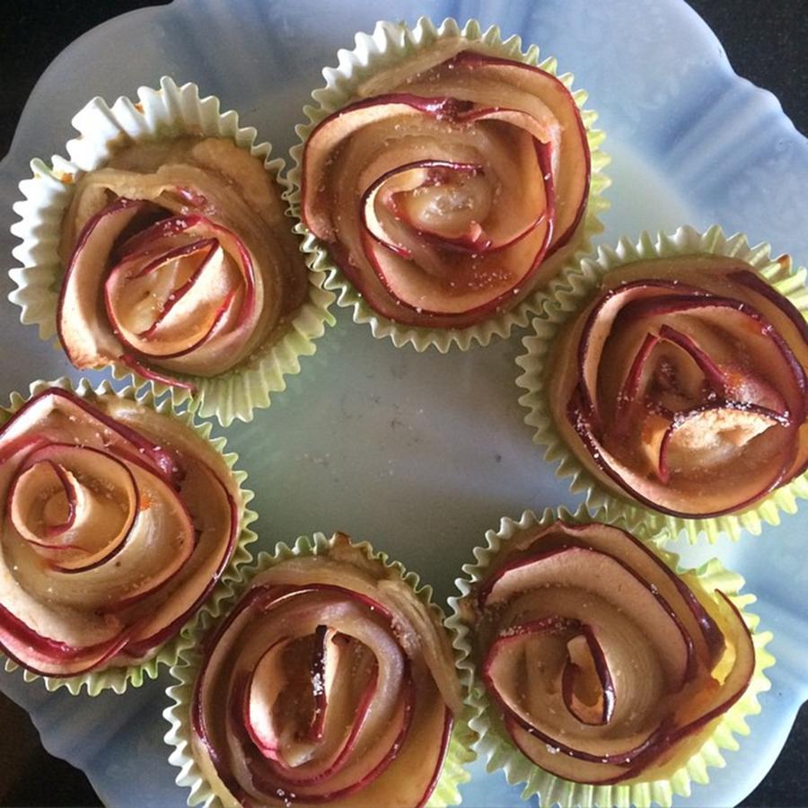 Homemade Apple Roses 🌹 Happy Photograph by Amber Carroll
