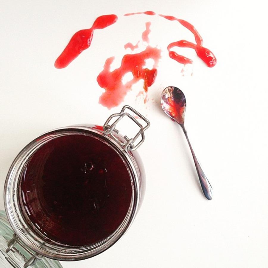 Foodie Photograph - Homemade Plum Jam. From My Own Tree by Helen Redfern