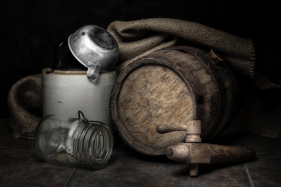 Vintage Photograph - Homemade Whiskey by Tom Mc Nemar