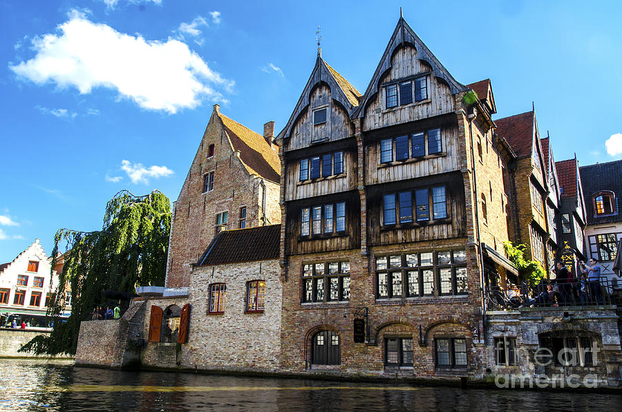 Homes of Bruges Photograph by Pravine Chester