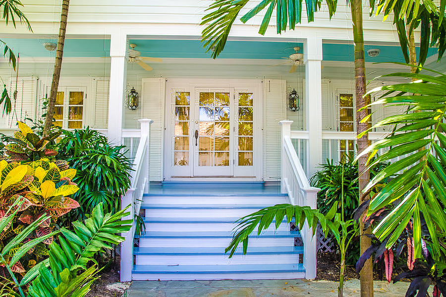 Architecture Photograph - Homes of Key West 5 by Julie Palencia