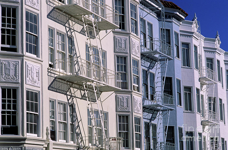 Homes Townhouses in the Marina  Photograph by Jim Corwin