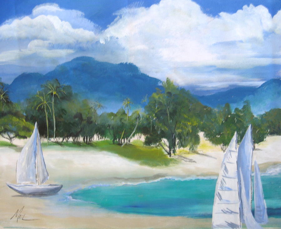 Homesick For Hawaii Painting by Melody Horton Karandjeff - Fine Art America