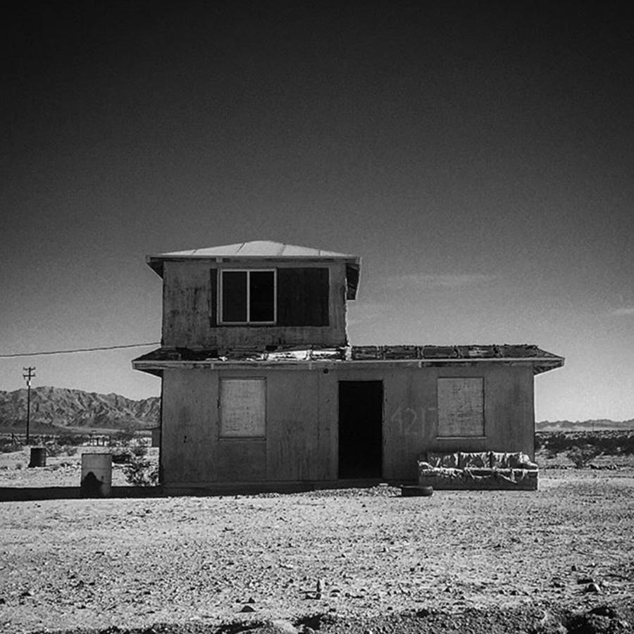 Fineart Photograph - Homestead 1 In #29palms  One Of The by Alex Snay