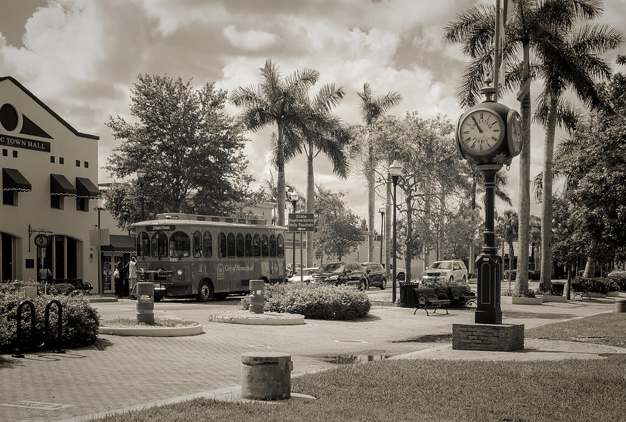 Homestead town square Photograph by Rudy Umans