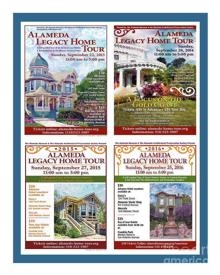 Alameda Legacy Home Tour Posters Painting