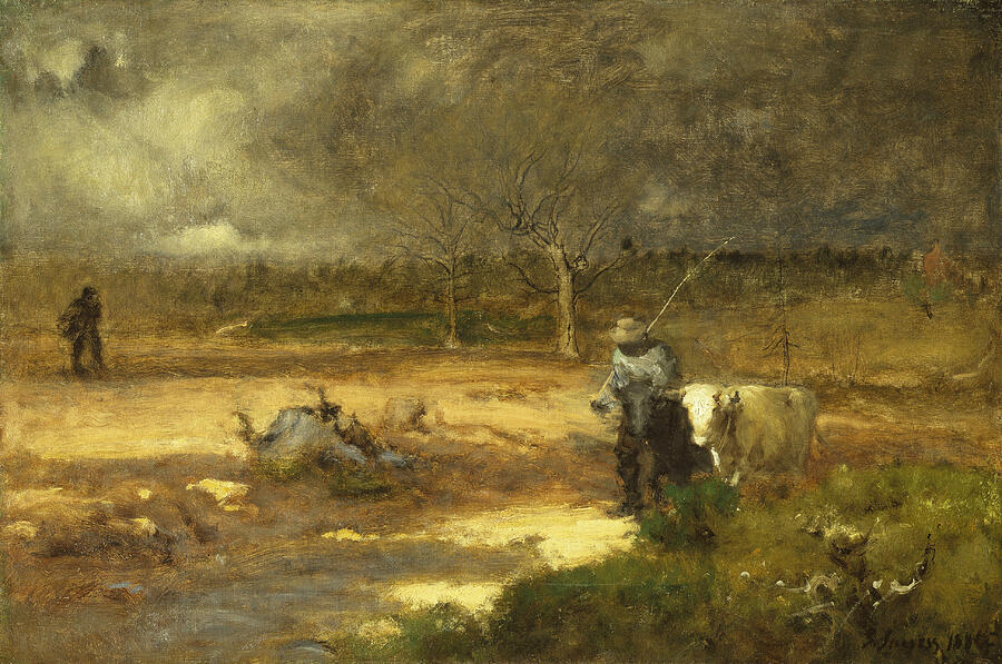 Homeward, from 1881 Painting by George Inness