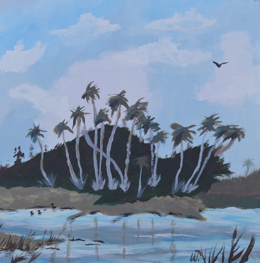 Homosassa River 2 Painting by Warren Thompson