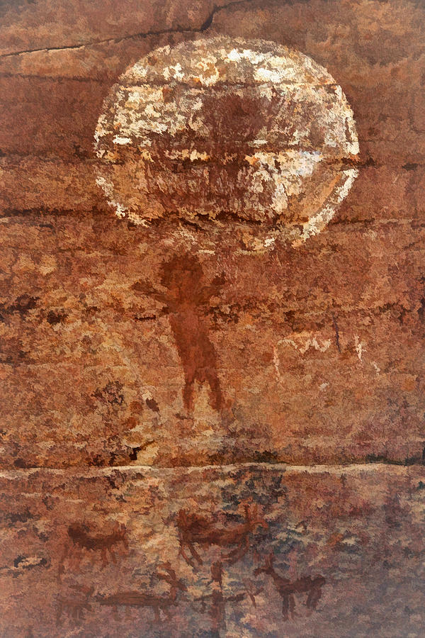 Honanki Pictographs5 Tnd Photograph by Theo OConnor