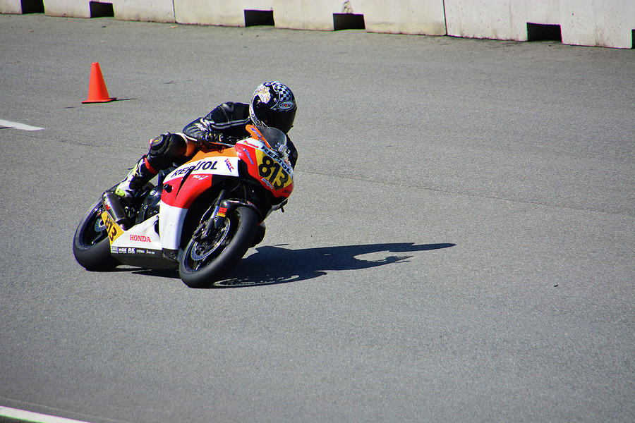 Honda 813 Exits Chicane Photograph by Mike Martin