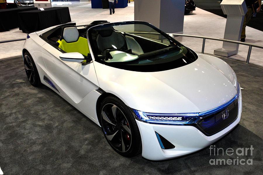 Honda Ev Ster Roadster Concept Car Photograph By Alan Look