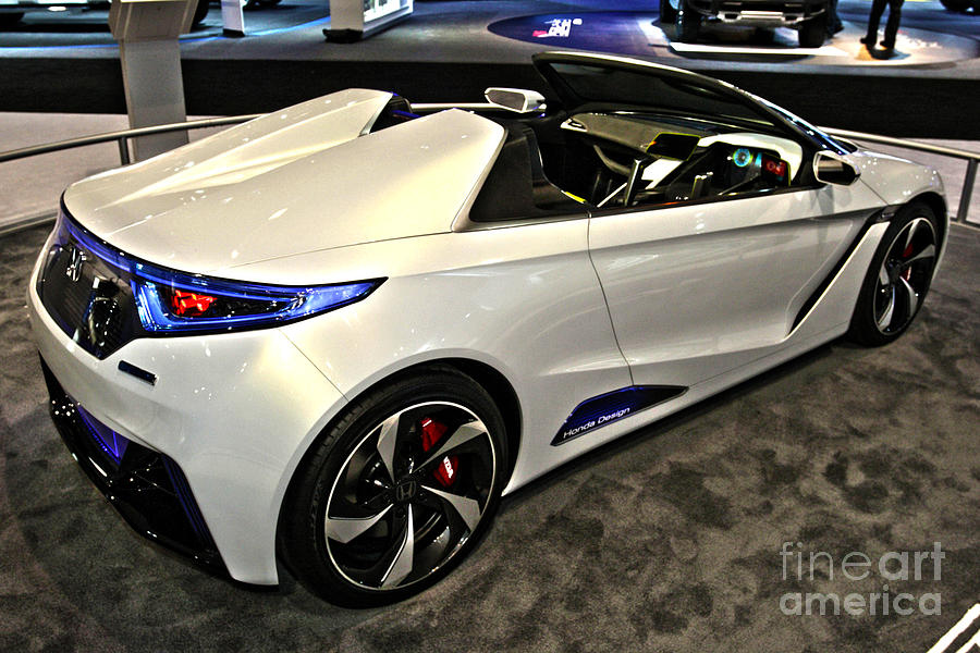 Honda Ev Ster Roadster Concept Car No 2 Photograph By Alan Look