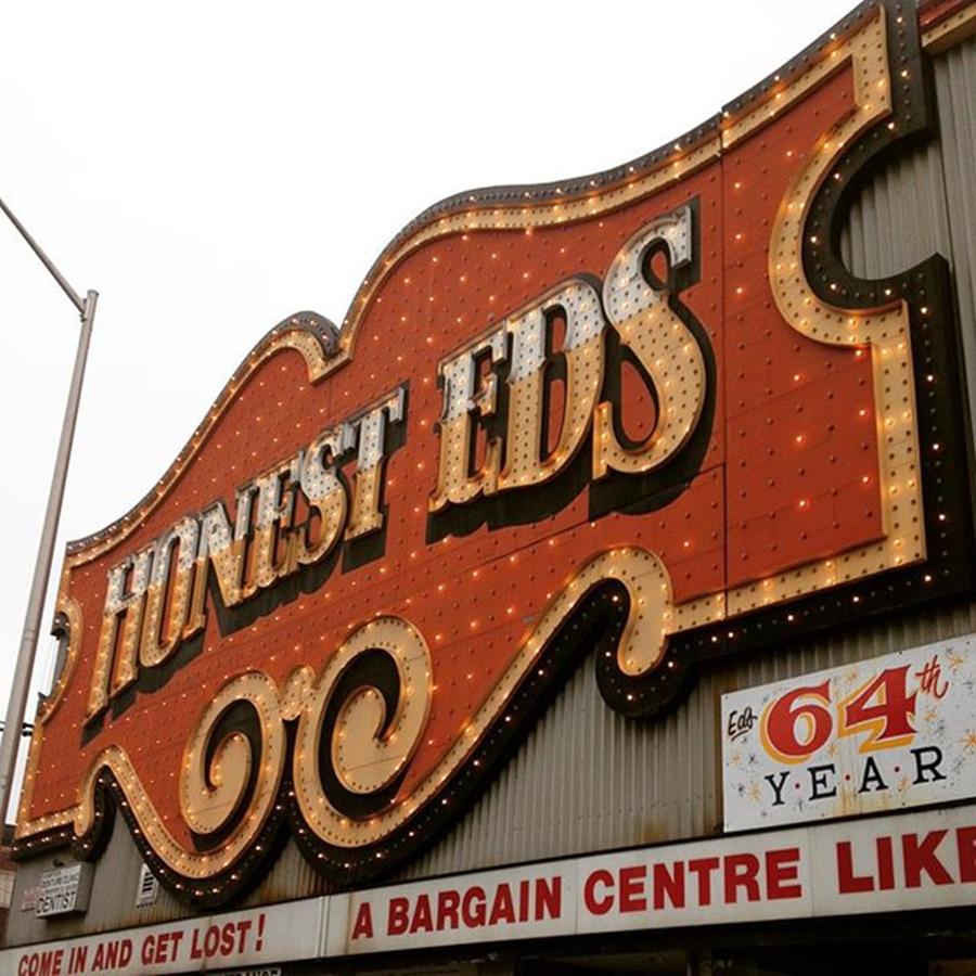 Toronto Photograph - Honest Eds. Rock-bottom Prices, Acid by Hard State Photography