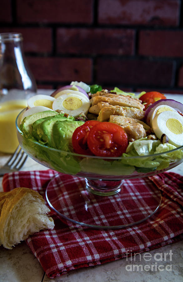 Honey Mustard Chicken Cobb Salad 2 Photograph by Deborah Klubertanz