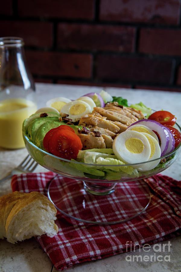 Honey Mustard Chicken Cobb Salad 1 Photograph by Deborah Klubertanz