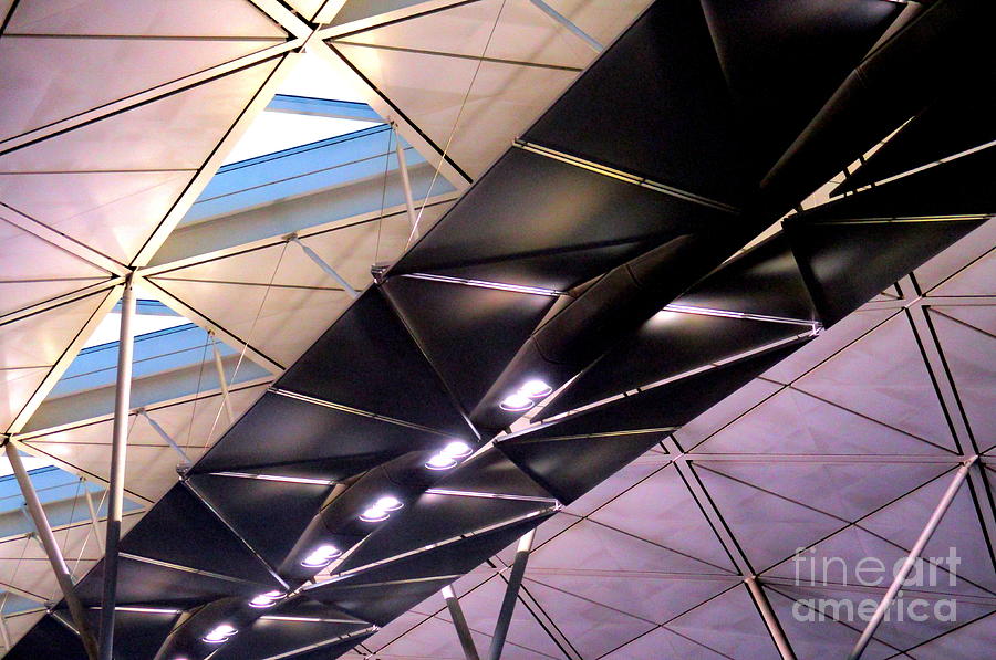 Hong Kong Airport Photograph by Randall Weidner