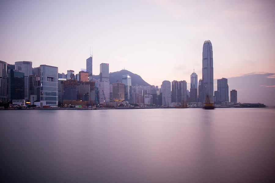 Architecture Photograph - Hong Kong city landscape by Kam Chuen Dung