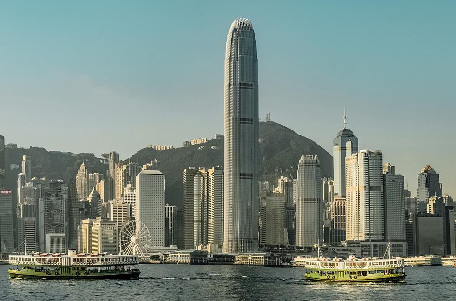 Hong Kong - Downtown Waterfront Photograph by Mark Forte