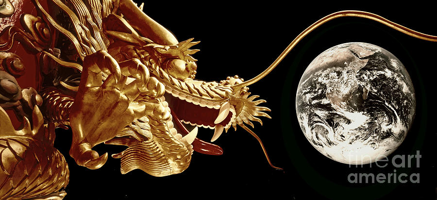 Aberdeen Photograph - Hong Kong Dragon by Juergen Held Aberdeen Photograph - Hong Kong Dragon by Juergen Held