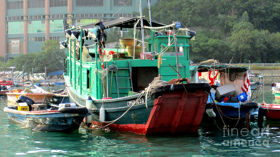 Hong Kong Harbor 10 Photograph by Randall Weidner