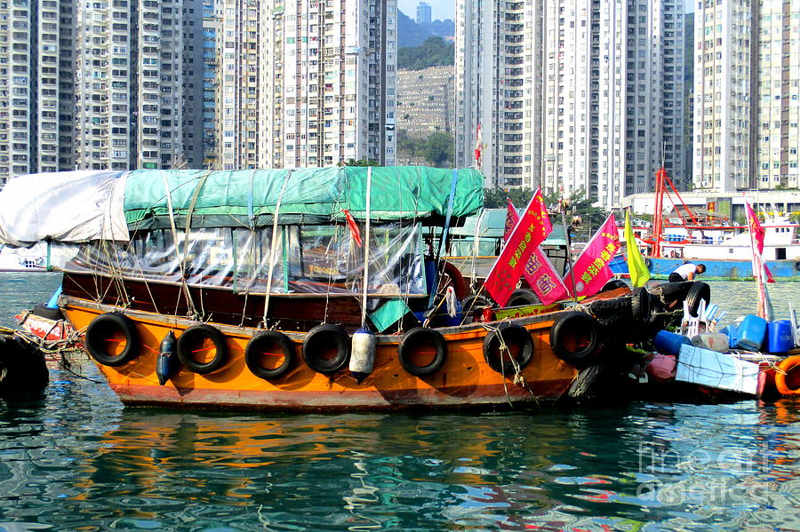 Hong Kong Harbor 19 Photograph by Randall Weidner