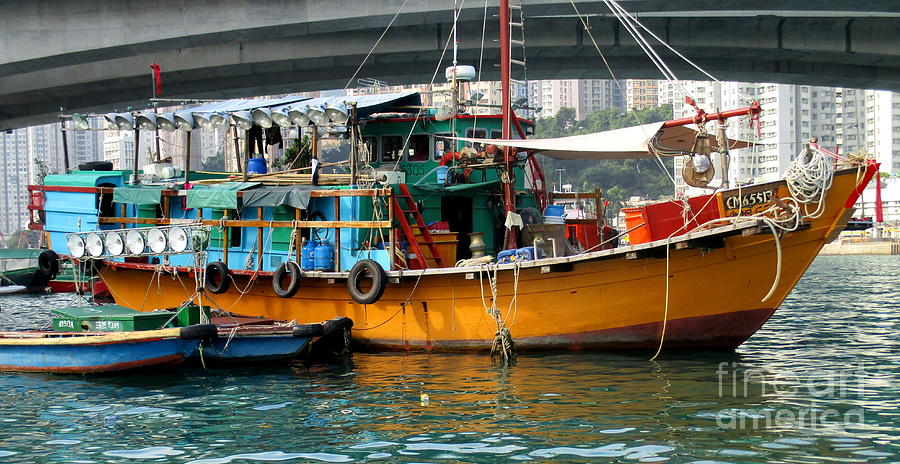 Hong Kong Harbor 20 Photograph by Randall Weidner