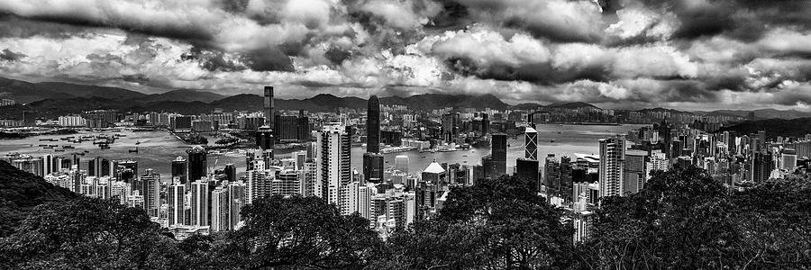 Hong Kong In Black And White Photograph By Karen Regan 