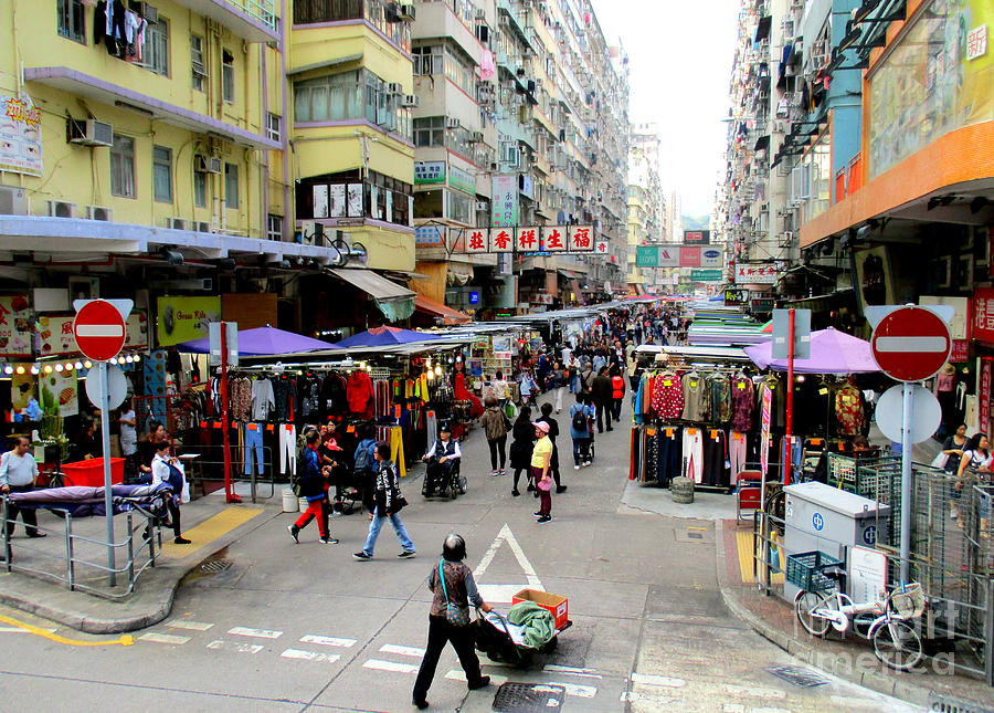 Hong Kong Market 1 Photograph by Randall Weidner