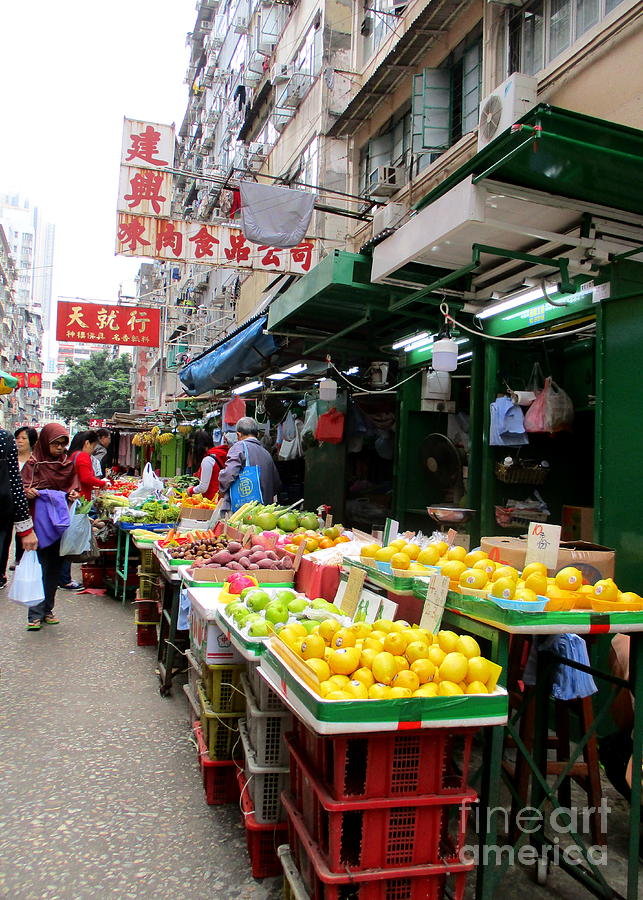 Hong Kong Market 2 Photograph by Randall Weidner