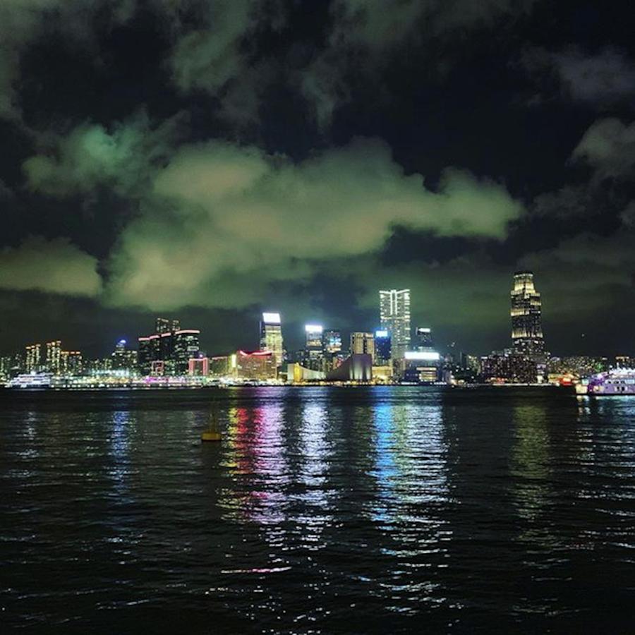 Hk Photograph - Hong Kong Night
#hongkong 
#nightview by T Hirano 
