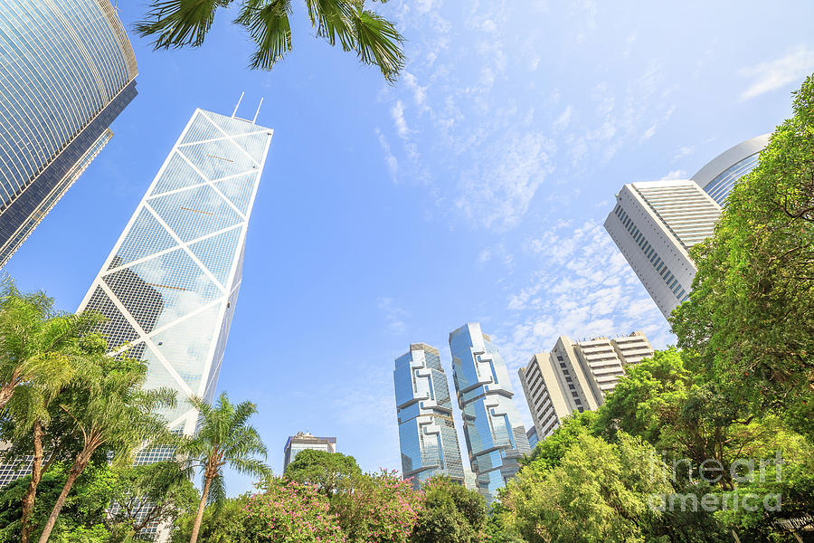 Hong Kong Park Skyline Photograph By Benny Marty Pixels